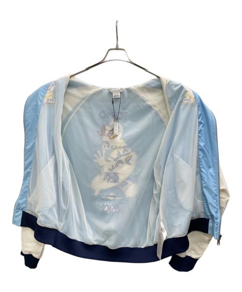 asics tiger（アシックスタイガー）asics tiger (アシックスタイガー) ジャケット スカイブルー サイズ:XLの古着・服飾アイテム