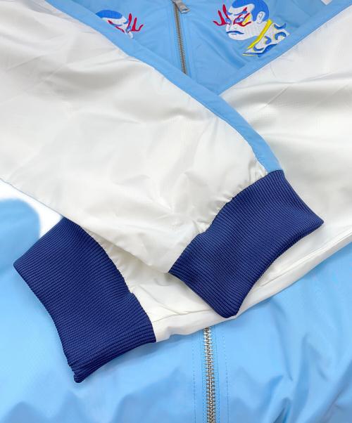 asics tiger（アシックスタイガー）asics tiger (アシックスタイガー) ジャケット スカイブルー サイズ:XLの古着・服飾アイテム