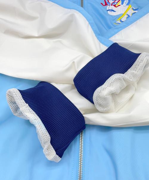 asics tiger（アシックスタイガー）asics tiger (アシックスタイガー) ジャケット スカイブルー サイズ:XLの古着・服飾アイテム