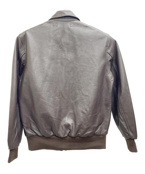Willis&Geiger（ウィルスガイガー）Willis&Geiger (ウィルスガイガー) A-2フライトジャケット ブラウン サイズ:Lの古着・服飾アイテム