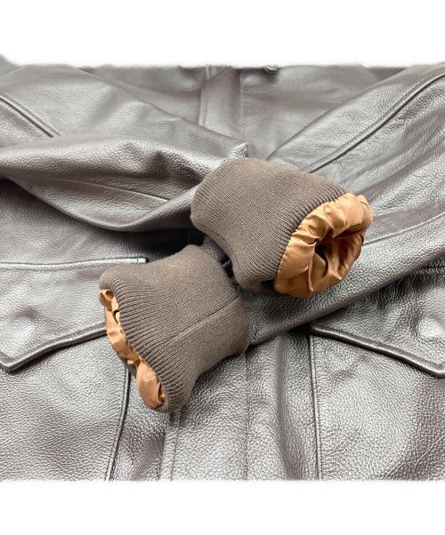 Willis&Geiger（ウィルスガイガー）Willis&Geiger (ウィルスガイガー) A-2フライトジャケット ブラウン サイズ:Lの古着・服飾アイテム