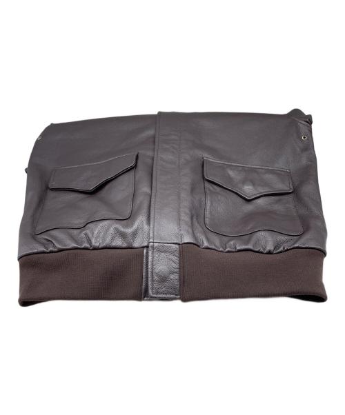 Willis&Geiger（ウィルスガイガー）Willis&Geiger (ウィルスガイガー) A-2フライトジャケット ブラウン サイズ:Lの古着・服飾アイテム