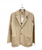 LARDINIラルディーニ）の古着「テーラードジャケット」｜ベージュ