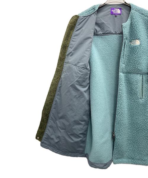 THE NORTHFACE PURPLELABEL（ザ・ノースフェイス パープルレーベル）THE NORTHFACE PURPLELABEL (ザ・ノースフェイス パープルレーベル) ボアジャケット グリーン サイズ:Mの古着・服飾アイテム