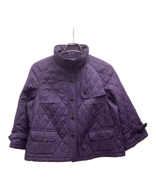 BURBERRY LONDON（バーバリーロンドン）BURBERRY LONDON (バーバリーロンドン) キルティングジャケット パープル サイズ:46の古着・服飾アイテム