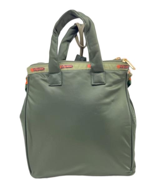 LeSportsac（レスポートサック）LeSportsac (レスポートサック) 2WAYバッグ グリーンの古着・服飾アイテム
