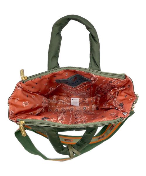 LeSportsac（レスポートサック）LeSportsac (レスポートサック) 2WAYバッグ グリーンの古着・服飾アイテム
