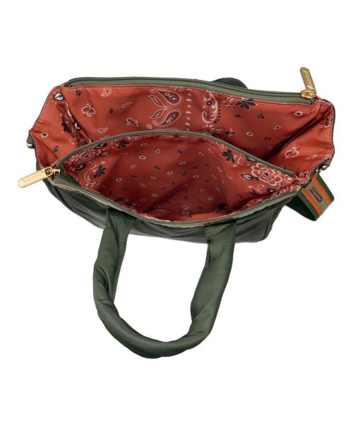 LeSportsac（レスポートサック）LeSportsac (レスポートサック) 2WAYバッグ グリーンの古着・服飾アイテム