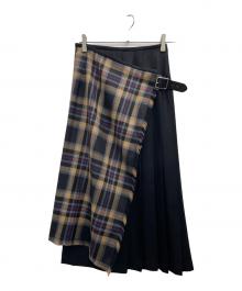 O'NEIL OF DUBLIN（オニールオブダブリン）の古着「ラップスカート」｜ブラック