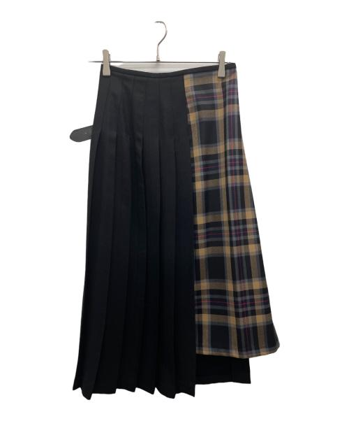 O'NEIL OF DUBLIN（オニールオブダブリン）O'NEIL OF DUBLIN (オニールオブダブリン) ラップスカート ブラック サイズ:Sの古着・服飾アイテム