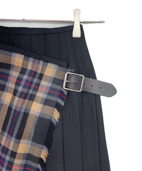 O'NEIL OF DUBLIN（オニールオブダブリン）O'NEIL OF DUBLIN (オニールオブダブリン) ラップスカート ブラック サイズ:Sの古着・服飾アイテム