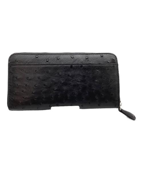 不明（フメイ）不明 (フメイ) 長財布 ブラックの古着・服飾アイテム