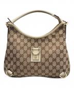 GUCCIグッチ）の古着「ワンショルダーバッグ」｜ベージュ
