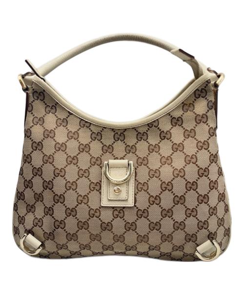 GUCCI（グッチ）GUCCI (グッチ) ワンショルダーバッグ ベージュの古着・服飾アイテム