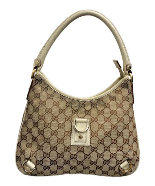 GUCCI（グッチ）GUCCI (グッチ) ワンショルダーバッグ ベージュの古着・服飾アイテム