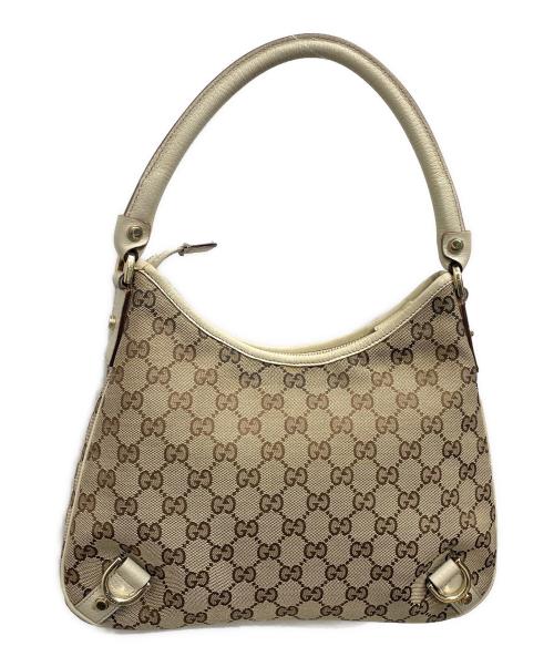 GUCCI（グッチ）GUCCI (グッチ) ワンショルダーバッグ ベージュの古着・服飾アイテム