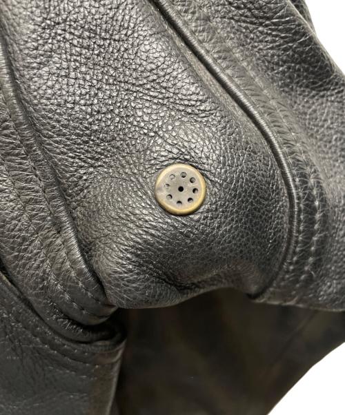 KADOYA（カドヤ）KADOYA (カドヤ) レザーライダースジャケット ブラック サイズ:Mの古着・服飾アイテム