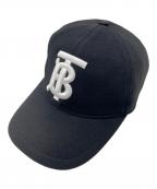 BURBERRYバーバリー）の古着「ベースボールキャップ」｜ブラック