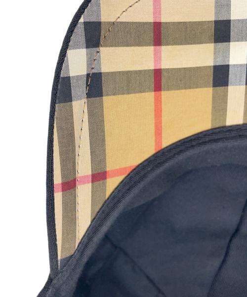BURBERRY（バーバリー）BURBERRY (バーバリー) ベースボールキャップ ブラックの古着・服飾アイテム