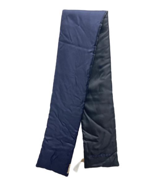 BURBERRY（バーバリー）BURBERRY (バーバリー) 中綿マフラー ネイビーの古着・服飾アイテム