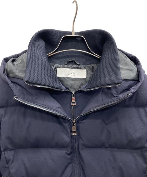 AKM（エーケーエム）AKM (エーケーエム) ダウンジャケット ネイビー サイズ:Mの古着・服飾アイテム