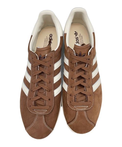 adidas（アディダス）adidas (アディダス) GAZELLE　LVL029002 ブラウン×ホワイト サイズ:30の古着・服飾アイテム