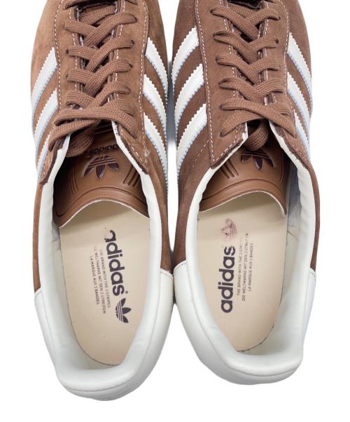 adidas（アディダス）adidas (アディダス) GAZELLE　LVL029002 ブラウン×ホワイト サイズ:30の古着・服飾アイテム