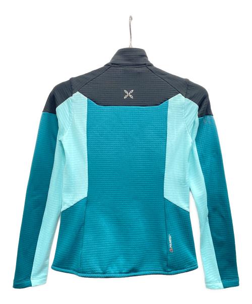 STRETCH MIND MAGLIA WOMAN（ストレッチ マインド マグリア ウーマン）STRETCH MIND MAGLIA WOMAN (ストレッチ マインド マグリア ウーマン) トレッキングウェア(ジャケット) グリーン サイズ:XSの古着・服飾アイテム