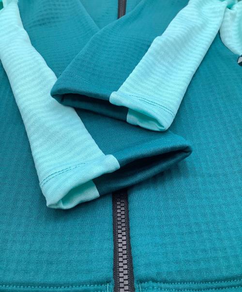 STRETCH MIND MAGLIA WOMAN（ストレッチ マインド マグリア ウーマン）STRETCH MIND MAGLIA WOMAN (ストレッチ マインド マグリア ウーマン) トレッキングウェア(ジャケット) グリーン サイズ:XSの古着・服飾アイテム