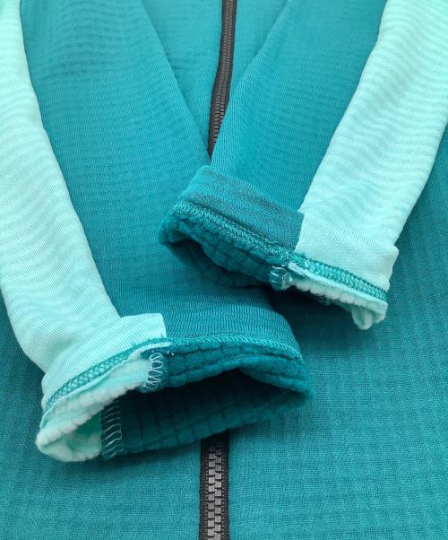 STRETCH MIND MAGLIA WOMAN（ストレッチ マインド マグリア ウーマン）STRETCH MIND MAGLIA WOMAN (ストレッチ マインド マグリア ウーマン) トレッキングウェア(ジャケット) グリーン サイズ:XSの古着・服飾アイテム