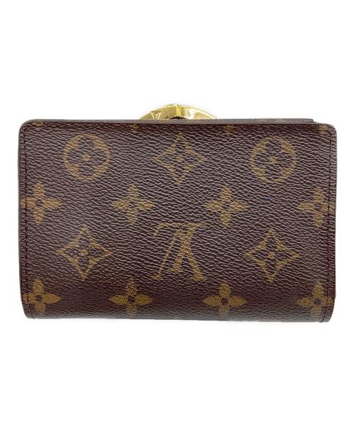LOUIS VUITTON（ルイ ヴィトン）LOUIS VUITTON (ルイ ヴィトン) がま口財布 ブラウンの古着・服飾アイテム