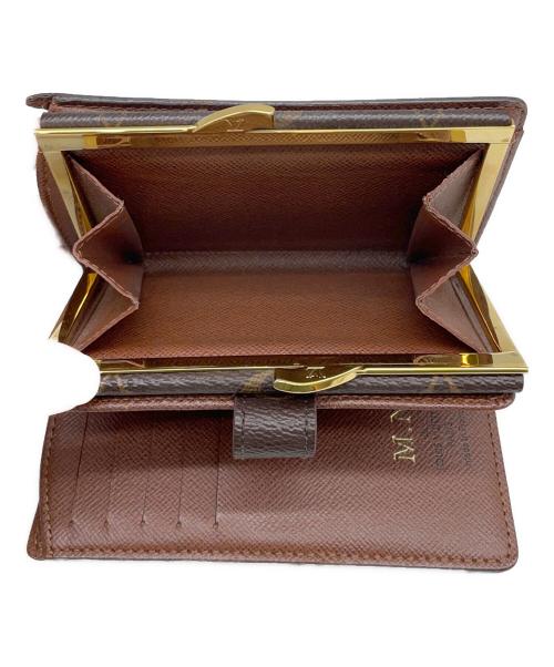 LOUIS VUITTON（ルイ ヴィトン）LOUIS VUITTON (ルイ ヴィトン) がま口財布 ブラウンの古着・服飾アイテム