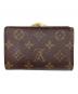 LOUIS VUITTON (ルイ ヴィトン) がま口財布 ブラウン：25000円