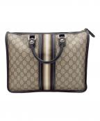 GUCCIグッチ）の古着「ハンドバッグ」｜ベージュ