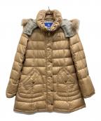 BURBERRY BLUE LABELバーバリーロンドンブルーレーベル）の古着「ダウンコート」｜ベージュ