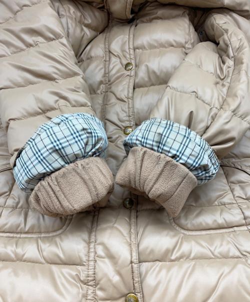 BURBERRY BLUE LABEL（バーバリーロンドンブルーレーベル）BURBERRY BLUE LABEL (バーバリーロンドンブルーレーベル) ダウンコート ベージュ サイズ:40の古着・服飾アイテム