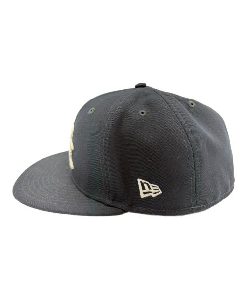 New Era（ニューエラ）New Era (ニューエラ) 麺㐂 やしま (ヤシマ) 59FIFTY ネイビー サイズ:SIZE 7 7/8(62.5cm)の古着・服飾アイテム