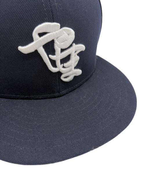 New Era（ニューエラ）New Era (ニューエラ) 麺㐂 やしま (ヤシマ) 59FIFTY ネイビー サイズ:SIZE 7 7/8(62.5cm)の古着・服飾アイテム