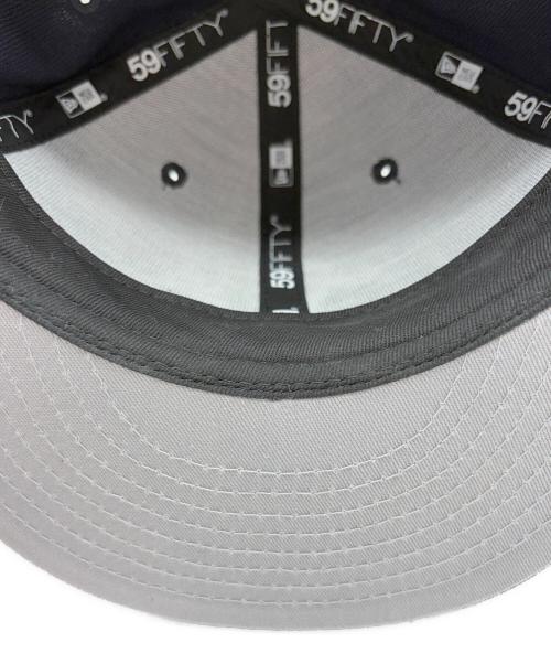 New Era（ニューエラ）New Era (ニューエラ) 麺㐂 やしま (ヤシマ) 59FIFTY ネイビー サイズ:SIZE 7 7/8(62.5cm)の古着・服飾アイテム