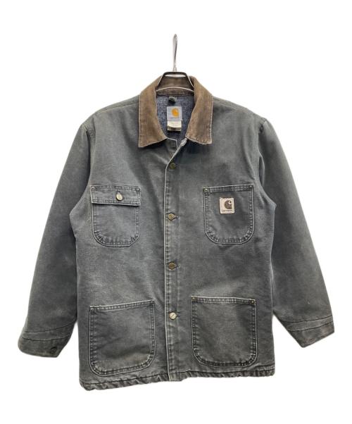 CarHartt（カーハート）CarHartt (カーハート) カバーオール グレー×ブラウン サイズ:表記無しの古着・服飾アイテム