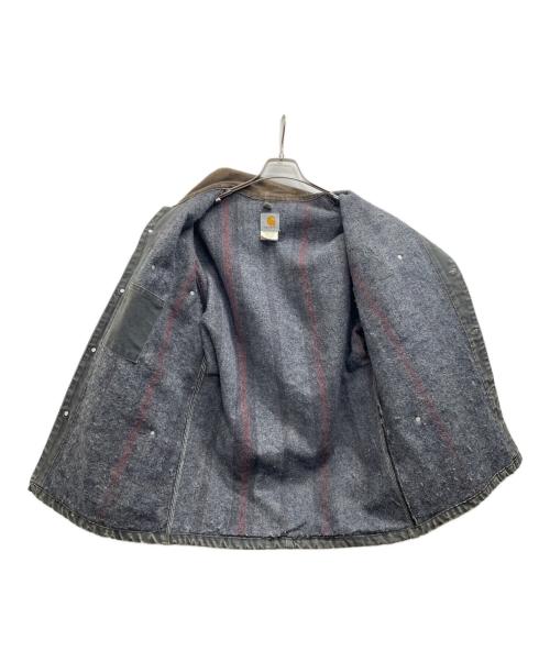 CarHartt（カーハート）CarHartt (カーハート) カバーオール グレー×ブラウン サイズ:表記無しの古着・服飾アイテム