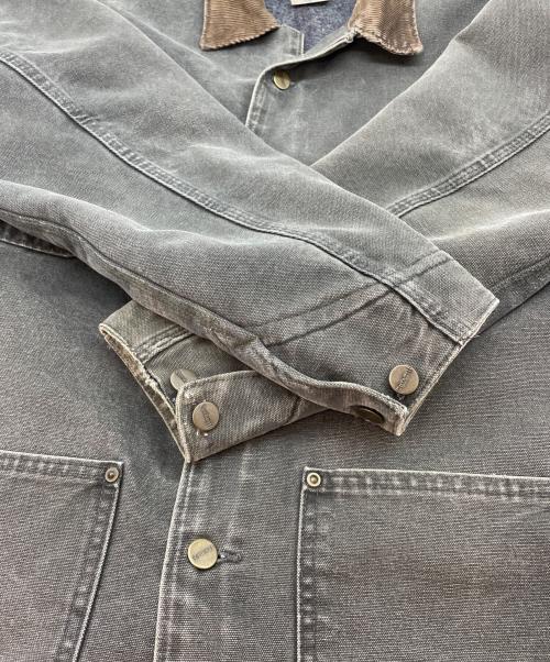 CarHartt（カーハート）CarHartt (カーハート) カバーオール グレー×ブラウン サイズ:表記無しの古着・服飾アイテム