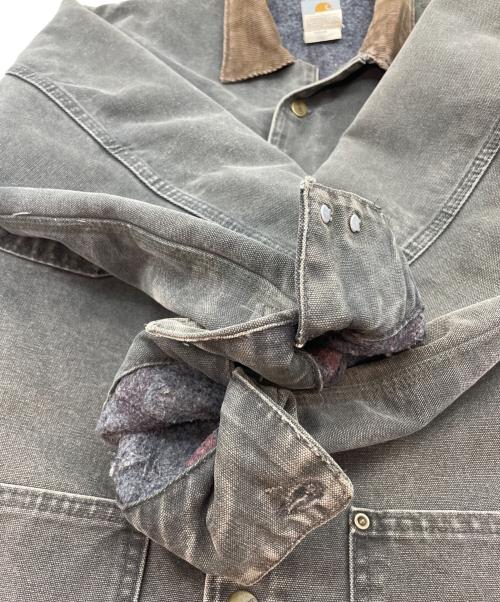 CarHartt（カーハート）CarHartt (カーハート) カバーオール グレー×ブラウン サイズ:表記無しの古着・服飾アイテム