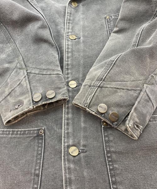 CarHartt（カーハート）CarHartt (カーハート) カバーオール グレー×ブラウン サイズ:表記無しの古着・服飾アイテム