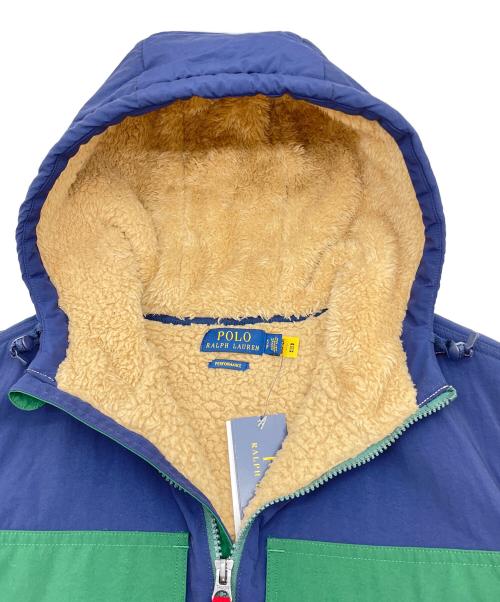 POLO RALPH LAUREN（ポロ・ラルフローレン）POLO RALPH LAUREN (ポロ・ラルフローレン) ハイブリットフーディ ネイビー×ベージュ サイズ:S 未使用品の古着・服飾アイテム