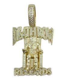 King Ice×DEATH ROW RECORDS（キングアイス×デスロウレコーズ）の古着「ネックレス」｜ゴールド