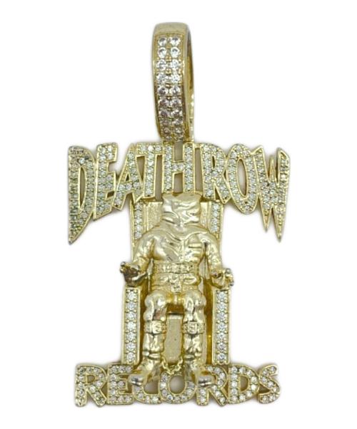 King Ice（キングアイス）King Ice (キングアイス) DEATH ROW RECORDS (デスロウレコーズ) ネックレス ゴールドの古着・服飾アイテム