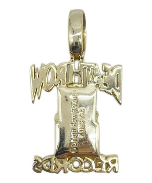 King Ice（キングアイス）King Ice (キングアイス) DEATH ROW RECORDS (デスロウレコーズ) ネックレス ゴールドの古着・服飾アイテム