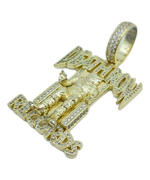 King Ice（キングアイス）King Ice (キングアイス) DEATH ROW RECORDS (デスロウレコーズ) ネックレス ゴールドの古着・服飾アイテム