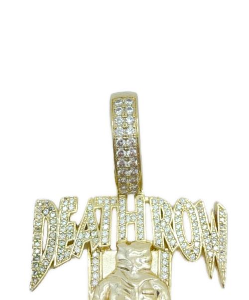 King Ice（キングアイス）King Ice (キングアイス) DEATH ROW RECORDS (デスロウレコーズ) ネックレス ゴールドの古着・服飾アイテム